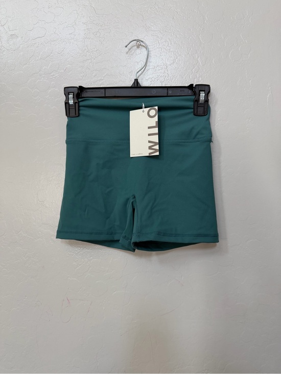 Wilo The Label Pants - Wilo Teal High-Rise Bike Shorts